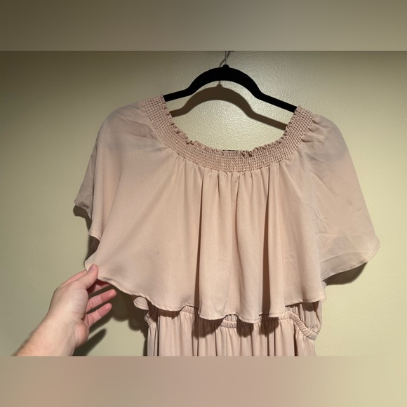 NWT Show me your mumu hacienda maxi dress blush pink size XXL - Picture 7 of 14